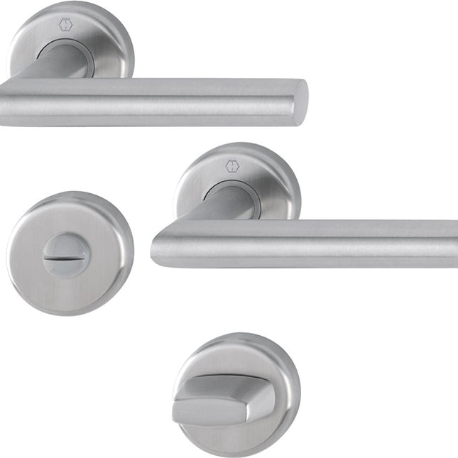 HOPPE Zestaw rozet Utrecht E1444Z/17KV/17KVS Stal nierdzewna F69 ( 3000220005 )