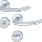 HOPPE Marseille rose set 1138/42KV/42KVS Aluminium F1 ( 3000252250 )