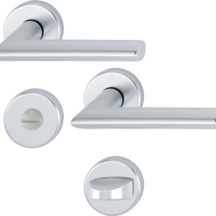 HOPPE Zestaw rozet Stockholm 1140/42KV/42KVS Aluminium F1 ( 3000252245 )