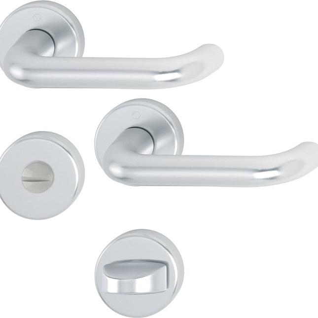 Zestaw rozet HOPPE Paris 138L/42KV/42KVS Aluminium F1 ( 3000203810 )