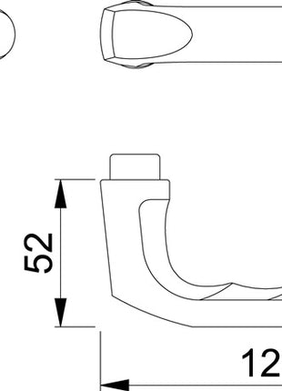 Para klamek HOPPE London 113 Aluminium F2 ( 3000252120 )