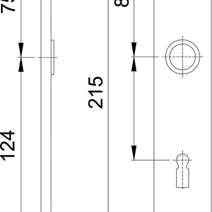 Para płyt długich HOPPE 202SP F4 / kolor brązowy F4 ( 3000252126 )