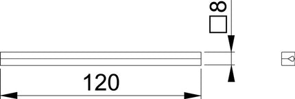 Wrzeciono kwadratowe HOPPE Wrzeciono profilowe kwadratowe 8 x 120 mm ( 3311003014 )