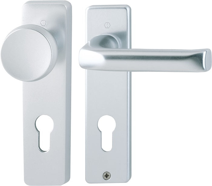 Zestaw krótkich płytek HOPPE London 54/227K/202KP/AP/113 Aluminium F1 ( 3000252236 )