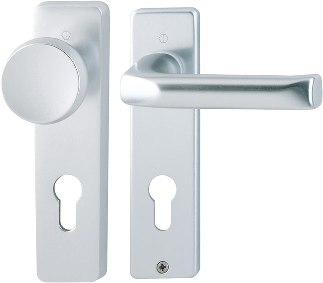 Zestaw krótkich płytek HOPPE London 54/227K/202KP/AP/113 Aluminium F1 ( 3000252236 )