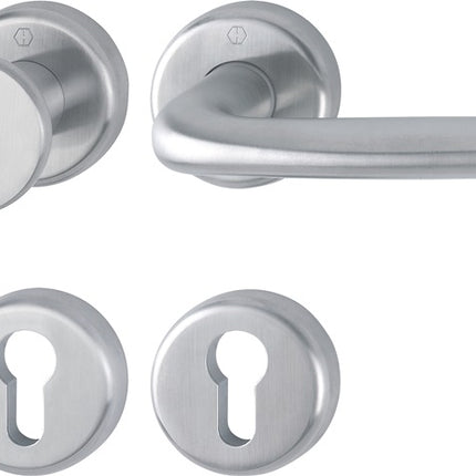 Zestaw rozet HOPPE Cardiff E48/17KV/17KVS/1850Z stal nierdzewna F69 ( 3000252139 )