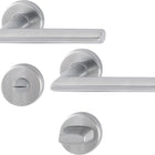 HOPPE Zestaw rozet Stockholm E1140Z/42KV/42KVS Stal nierdzewna F69 ( 3000252132 )