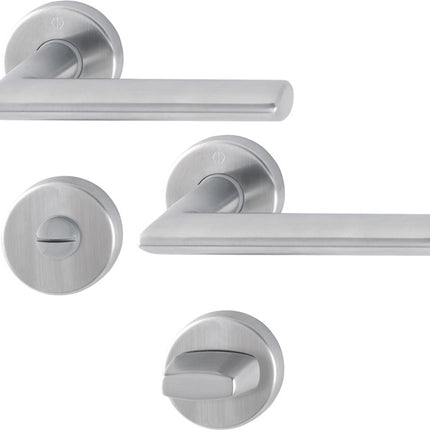 HOPPE Zestaw rozet Stockholm E1140Z/42KV/42KVS Stal nierdzewna F69 ( 3000252132 )