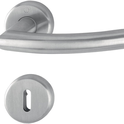 HOPPE Zestaw rozet Narvik E1430ZP/17KV/17KVS Stal nierdzewna F69 ( 3000252275 )