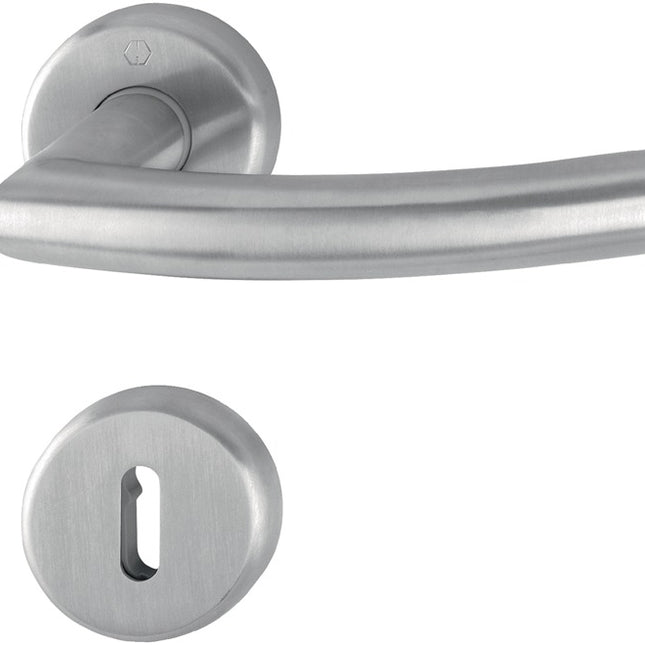 HOPPE Zestaw rozet Narvik E1430ZP/17KV/17KVS Stal nierdzewna F69 ( 3000252275 )