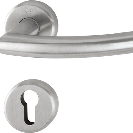 HOPPE Zestaw rozet Narvik E1430ZP/17KV/17KVS Stal nierdzewna F69 ( 3000252276 )