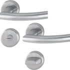 HOPPE Zestaw rozet Narvik E1430ZP/17KV/17KVS Stal nierdzewna F69 ( 3000252277 )