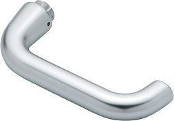 HOPPE klamka z otworem Paris 138L aluminium F1 / kolor naturalny ( 3000252103 )