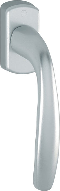 Klamka okienna HOPPE New York 0810/U10 aluminium F9016 / biały ( 3000203599 )