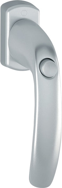 Klamka okienna HOPPE New York 0810SV/U10 aluminium F1 / kolor naturalny ( 3000203684 )