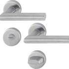 HOPPE Zestaw rozet Amsterdam E1400Z/42KV/42KVS Stal nierdzewna F69 ( 3000203002 )