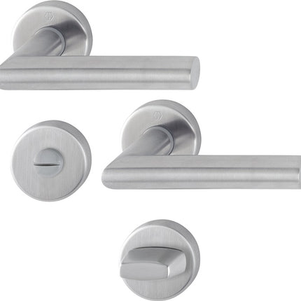 HOPPE Zestaw rozet Amsterdam E1400Z/42KV/42KVS Stal nierdzewna F69 ( 3000203002 )