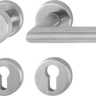 HOPPE Zestaw rozet Amsterdam E58/42KV/42KVS/1400Z Stal nierdzewna F69 ( 3000203003 )