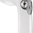 Klamka okienna HOPPE New York 0810S/US10 100Nm aluminium F9016 / biały ( 8000347602 )