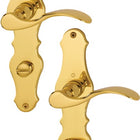 HOPPE zestaw długich rozet Weimar M112SLN/2007 mosiądz F71 ( 3000253092 )