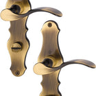 HOPPE zestaw długich rozet Weimar M112SLN/2007 mosiądz F73 ( 3000253095 )