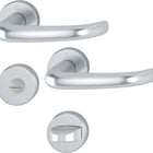 Zestaw rozet HOPPE San Francisco 1301/42KV/42KVS Aluminium F1 ( 3000202002 )