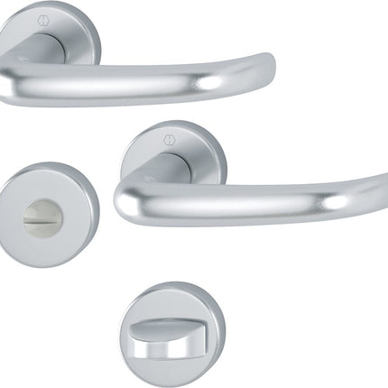 Zestaw rozet HOPPE San Francisco 1301/42KV/42KVS Aluminium F1 ( 3000202002 )