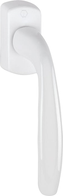 Klamka okienna HOPPE New York 0810/US10 aluminium F9016 / biały ( 3000203783 )