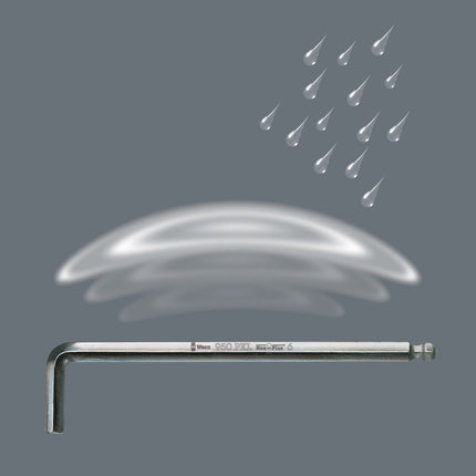 WERA Zestaw kluczy sześciokątnych 950 PKL 9-częściowy uchwyt plastikowy ( 4000825492 )