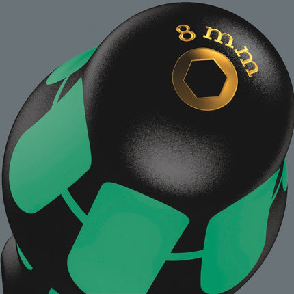 WERA Klucz nasadowy sześciokątny 395 HO SW 6 mm Długość grotu 90 mm ( 4000827807 )