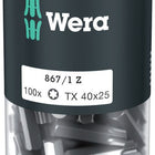 WERA duże opakowanie bitów 867/1 Z 1/4 ″ T 40 Długość 25 mm ( 4000822274 )