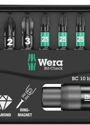 WERA Bitsortiment Bit-Check 10 Impaktor 1 10-teilig ( 4000829046 )