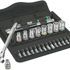 Zestaw kluczy nasadowych WERA 8100 SA 8 Zyklop 28-częściowy 1/4 ″ ( 4000821659 )