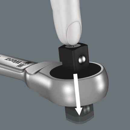 WERA Zyklop Metal 8100 SB 7 29-częściowy zestaw kluczy nasadowych 3/8 ″ ( 4000821654 )