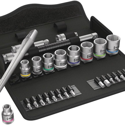 WERA Zyklop Metal 8100 SB 7 29-częściowy zestaw kluczy nasadowych 3/8 ″ ( 4000821654 )