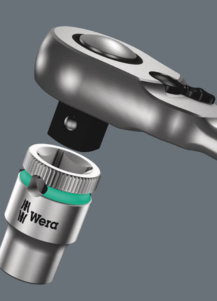 WERA Carraca reversible de palanca Zyklop Interruptor metálico 3/8″ 72 dientes (4000821651)