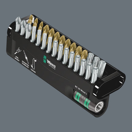 WERA Bit-Check 30 Wood 1 30-częściowy zestaw bitów ( 4000829033 )