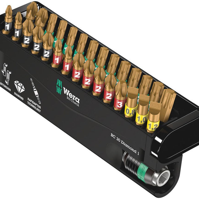 30-częściowy zestaw bitów WERA Bit-Check Diamond 1 ( 4000829904 )