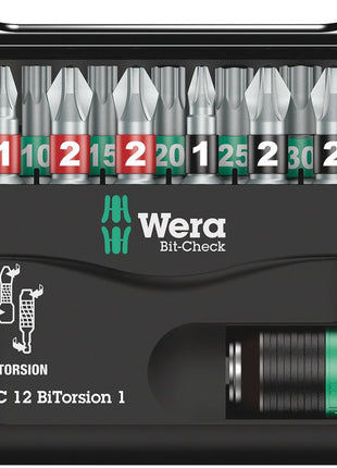 WERA Assortiment d'embouts Bit-Check 12 BiTorsion 1 12 pièces ( 4000829019 )