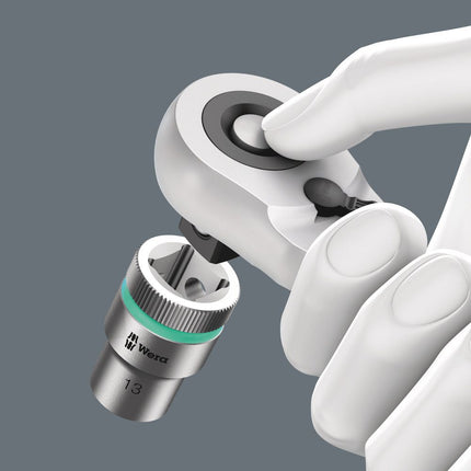 WERA Grzechotka dźwigniowa dwustronna 8006 Zyklop Hybrid C 1/2 ″ 72 zęby ( 4000821143 )