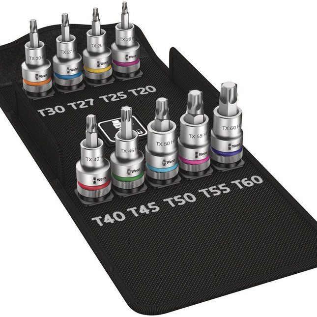 Zestaw kluczy nasadowych WERA 8767 C TX HF 1 9-częściowy ( 4000821148 )