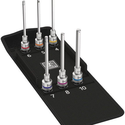 Zestaw kluczy nasadowych WERA 8740 C HF 6-częściowy ( 8000378062 )