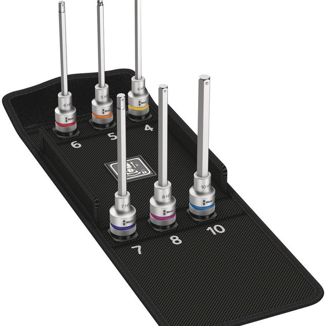 Zestaw kluczy nasadowych WERA 8740 C HF 6-częściowy ( 8000378062 )