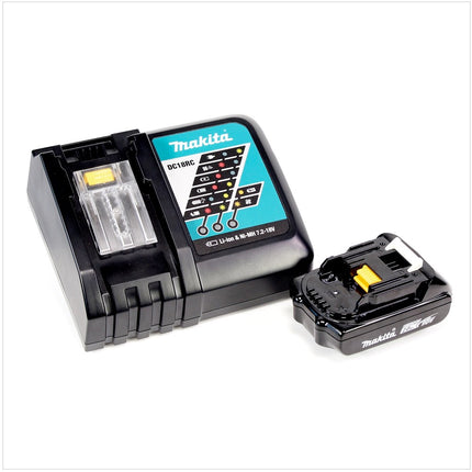 Makita DHP 458 RA1J B Akku Schlagbohrschrauber 18 V 91 Nm Schwarz + 1x Akku 2,0 Ah + Ladegerät + Makpac - Toolbrothers