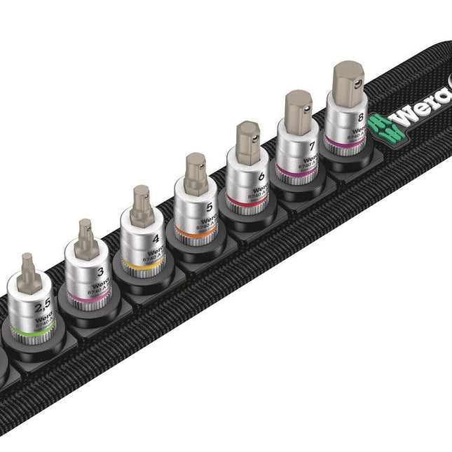 8-częściowy zestaw kluczy nasadowych WERA Belt 2 ( 4000821172 )