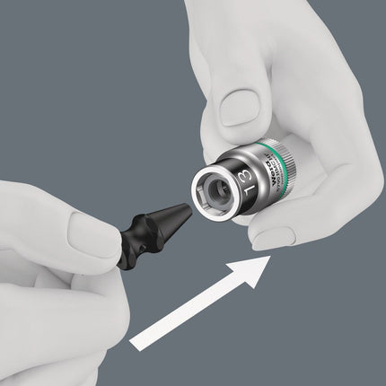 Zestaw kluczy nasadowych WERA Pas C 1 Zyklop 7-częściowy ( 4000821198 )