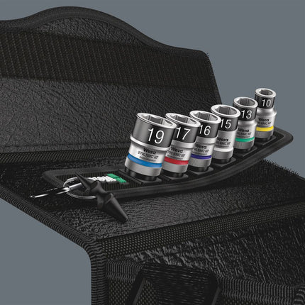 Zestaw kluczy nasadowych WERA Pas C 1 Zyklop 7-częściowy ( 4000821198 )