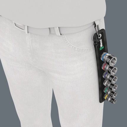 Zestaw kluczy nasadowych WERA Pas C 1 Zyklop 7-częściowy ( 4000821198 )