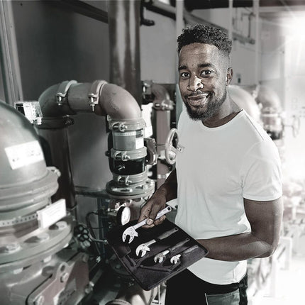 Zestaw kluczy płasko-oczkowych WERA 6004 Joker 4 Zestaw 1 7-19 mm ( 4000822315 )