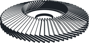 KLINGSPOR Fächerscheibe SMT 626 Supra Ø 180 mm Körnung 60 6° konisch ( 8000351667 )